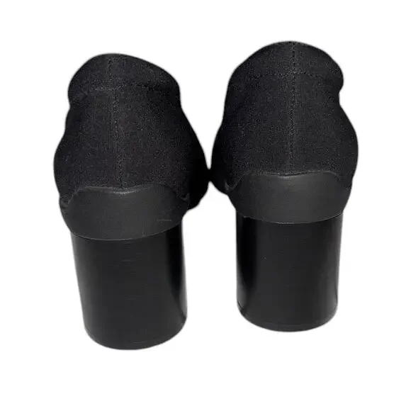 Aerosoles Casta Mid Heel Pump MSRP $89 Black Stretch Fabric Women's Size 9 - Picture 4 of 6